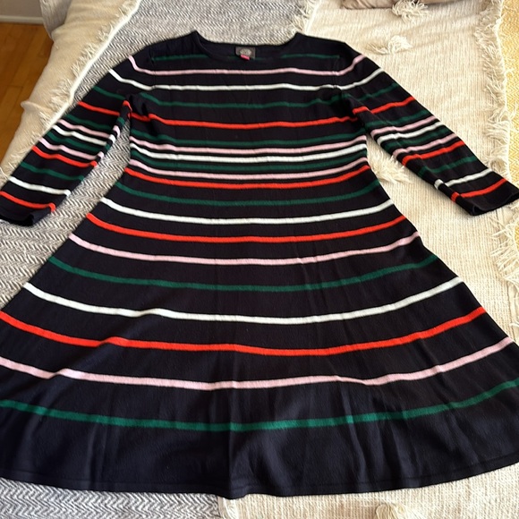 Vince Camuto Striped Sweater Dress - Picture 2 of 4